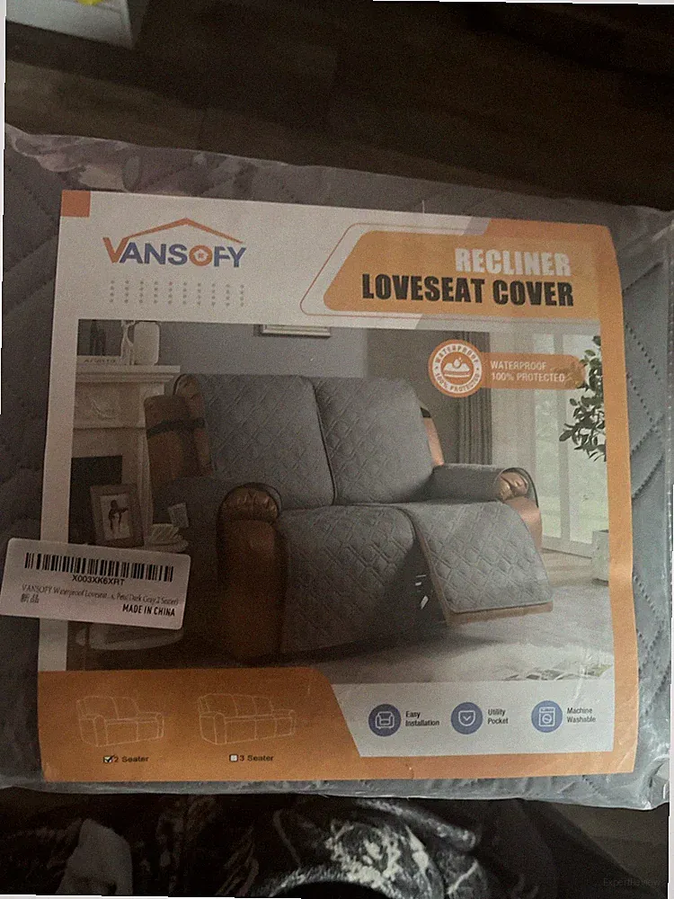 New Reclining Waterproof Couch Covers 2 pk